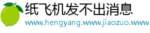 纸飞机发不出消息